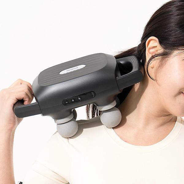  스마텍 무선 진동 목 어깨 허리 종아리 안마기 4구 핸디 전신 마사지기 ST-WM06