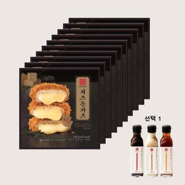 사보텐 프리미엄  등심돈카츠,치즈돈카츠 2종 중 택 1 (10 개) + 소스 3종 중 택 1
