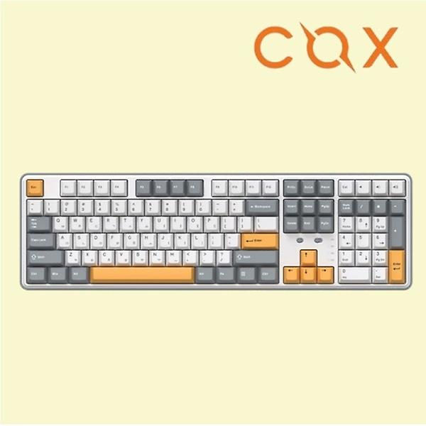  COX C108 유무선 기계식 키보드 화이트 그레이(허니축)