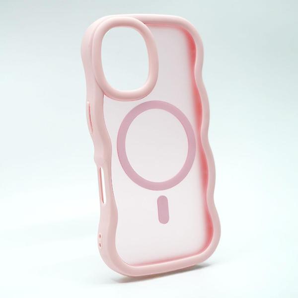  아이폰14프로 맥세이프 물결 웨이브 매트 케이스