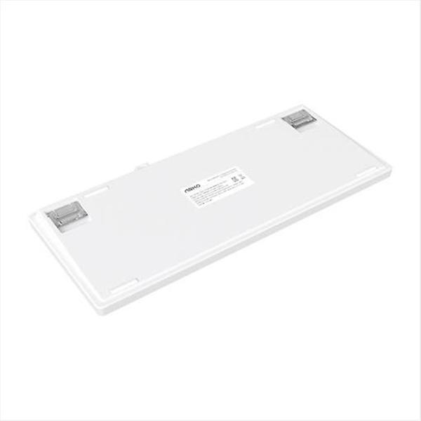  앱코 LKN84BT 8K 로우 프로파일 슬림 유무선 무접점 키보드 화이트 35g
