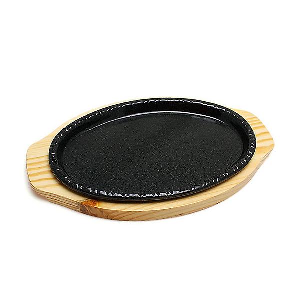  맥반석 스테이크판 4호 벌크 주물팬 콘치즈팬 무쇠팬