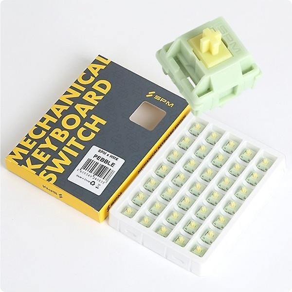  SPM HMX x SPM Pebble 페블 조약돌 리니어 기계식 키보드 스위치 5핀 (35개 패키지)