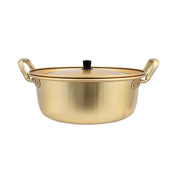  손잡이 양수냄비-22cm 황색 알루미늄재질