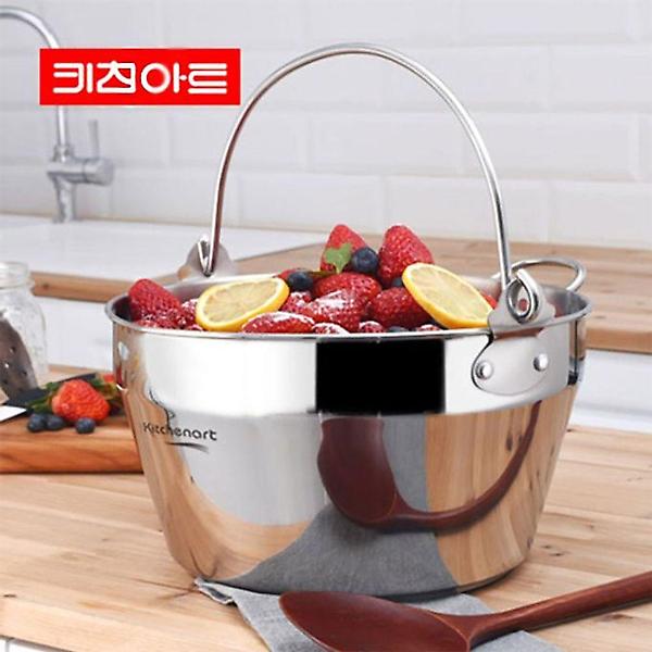  키친아트 인덕션 잼팟 열탕 소독 냄비 곰솥 잼포트 9L
