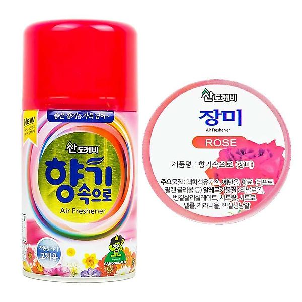  향기속으로 분사형 방향제 리필 장미 290ml