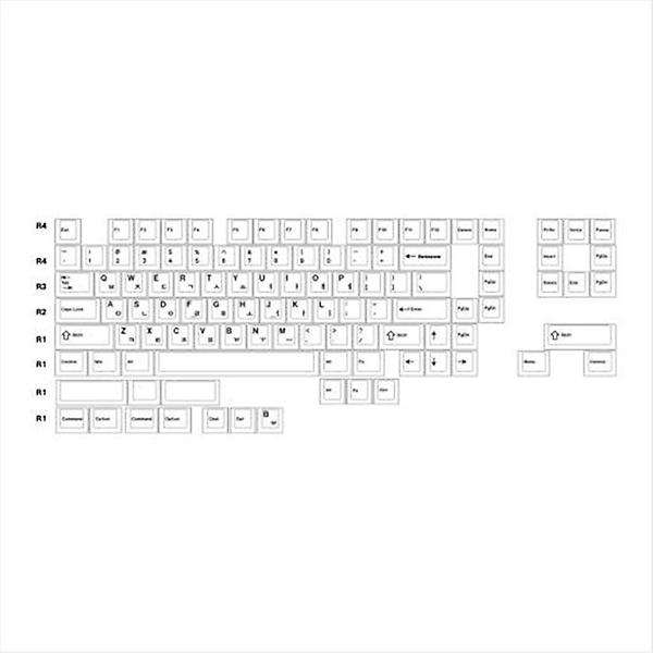  Soulcat 고함량 PBT 염료승화 한글 영어 키캡 107키 커스텀키보드 교체용 (BOW - 한글 블랙)