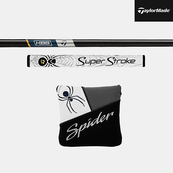  2024 테일러메이드 스파이더 투어 퍼터[남여공용][숏슬랜트][Super Stroke Pistol GT 1.0 WHITE]