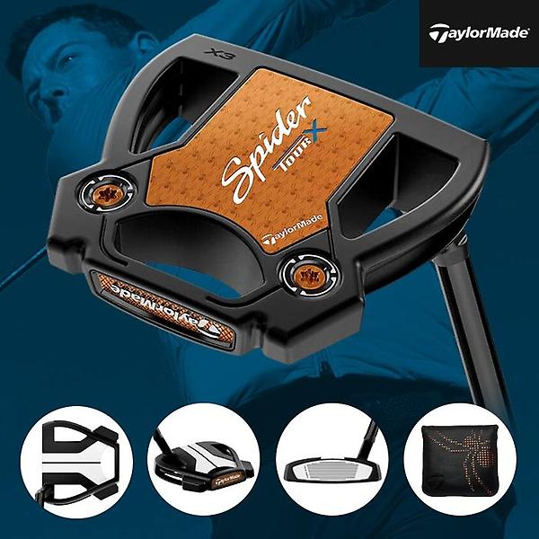  [로리맥길로이퍼터]2025 테일러메이드 스파이더 투어 X 블랙 퍼터[남여공용][숏 슬랜트]