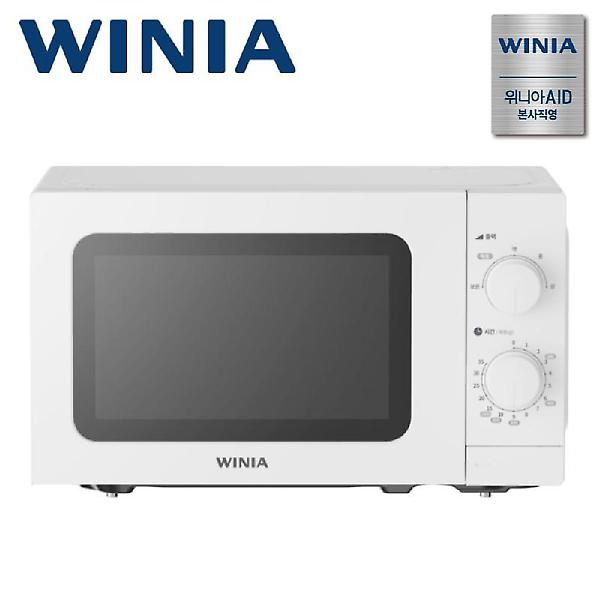  위니아 전자레인지 20L WKRM200BGWWM(A) 화이트 미니 소형 회전 원룸 전자렌지