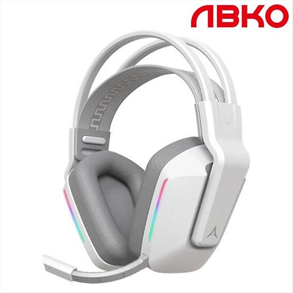  앱코 MR600 무선 블루투스 게이밍 헤드 화이트