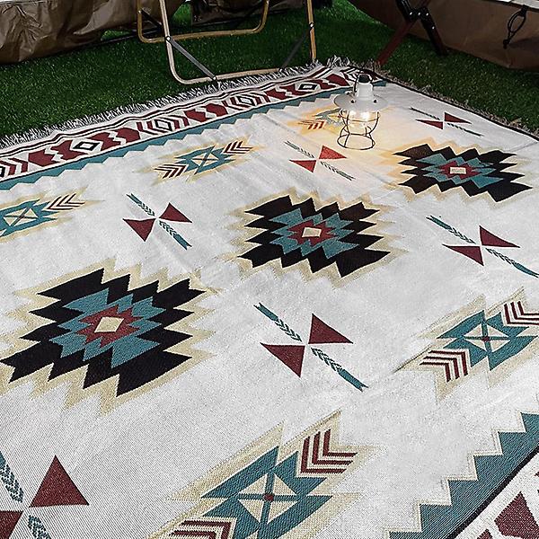  에스닉 캠핑 러그 담요(98x188cm) 피크닉매트