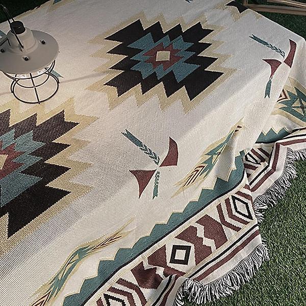  에스닉 캠핑 러그 담요(98x188cm) 피크닉매트