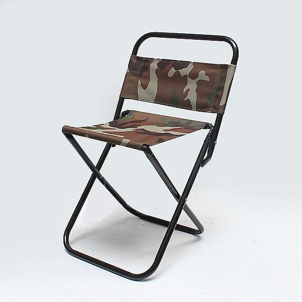  밀리터리 접이식 등받이 레저의자 캠핑 휴대용의자