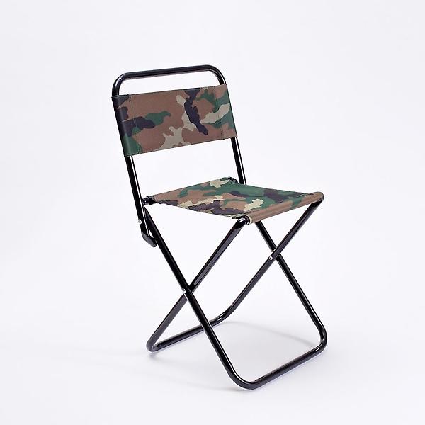  밀리터리 접이식 등받이 레저의자 캠핑 휴대용의자
