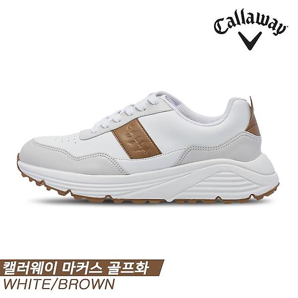  [캘러웨이코리아정품]2023 캘러웨이 마커스(MARCUS) 골프화[화이트/브라운][남여공용]