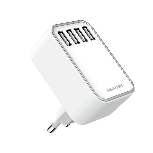  스마텍 22.5W USB 4포트 멀티 고속충전기 STC-4000
