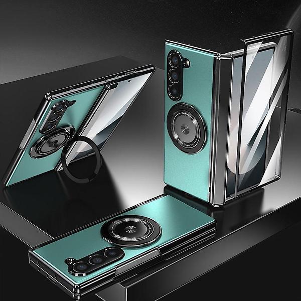  갤럭시 Z폴드4 링 거치 전면 강화유리 범퍼 케이스
