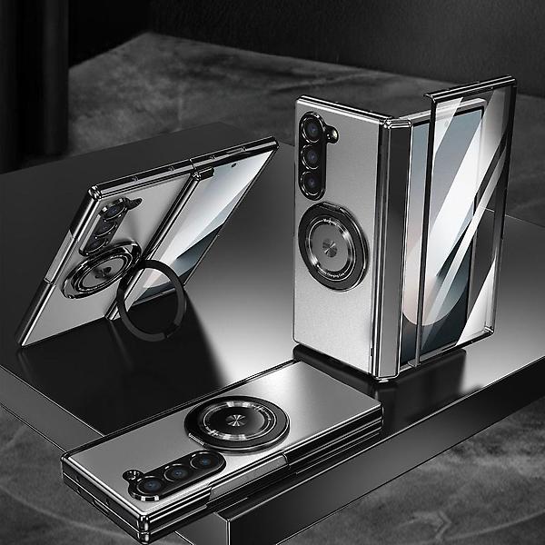  갤럭시 Z폴드4 링 거치 전면 강화유리 범퍼 케이스