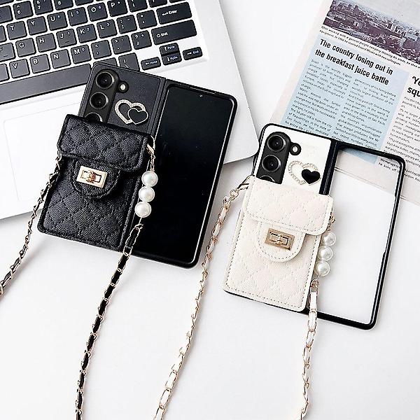  갤럭시 Z폴드7 미니 카드지갑 수납 목걸이 케이스