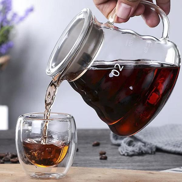  고원 티로직 핸드드립 커피서버 600ml 내열유리 주전자 포트