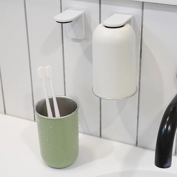  올지 스텐 304 자석 양치컵 세트 거꾸로 무타공 양치 컵 거치대 욕실 홀더 화장실 SUS 304