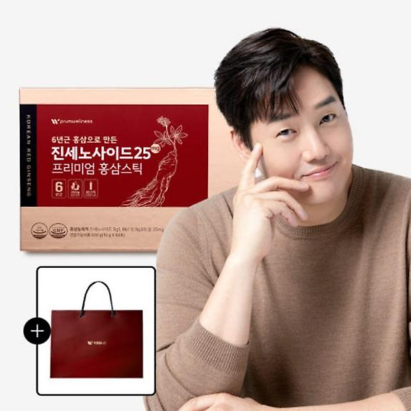  푸름웰니스 진세노사이드 25mg 프리미엄 홍삼스틱 60포