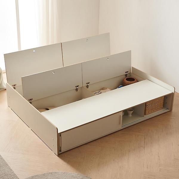  아이앤 프레아 무헤드 슬라이딩 수납 침대프레임 SS