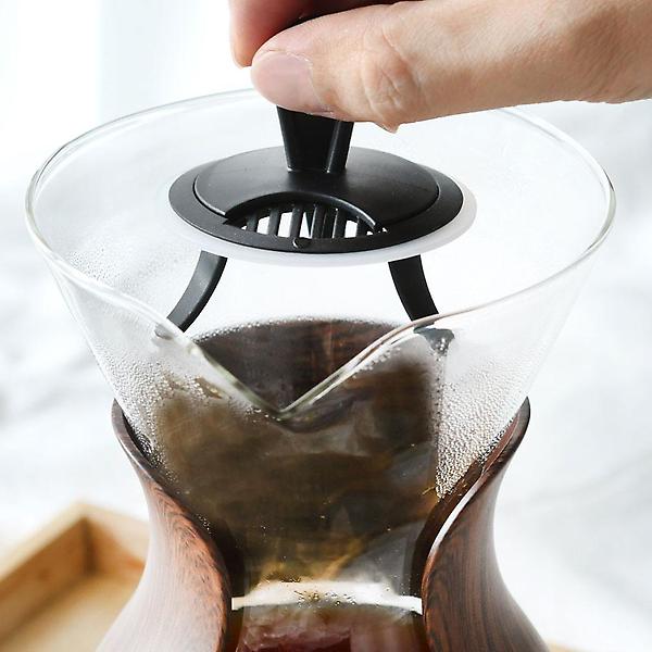  시노글라스 올인원 스텐 커피 드리퍼 서버 핸드드립세트 400ml SW01