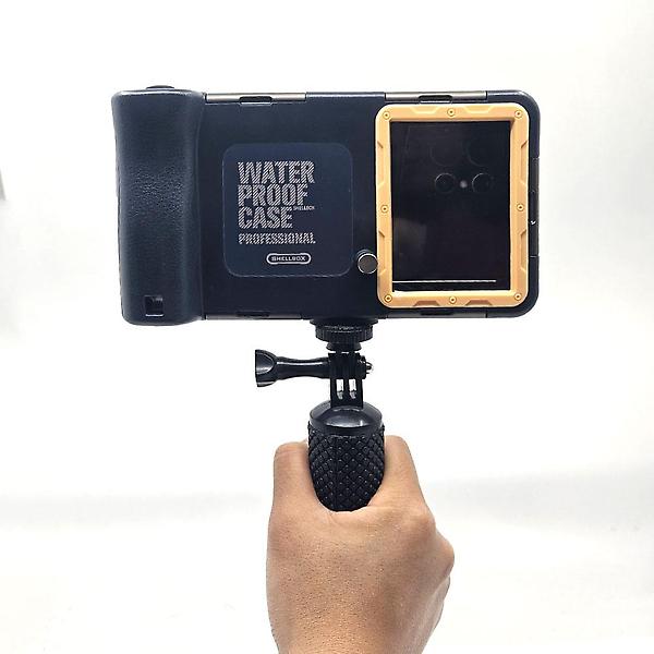  수중 촬영 잠수 액션캠 셀카봉 1/4 고프로 호환