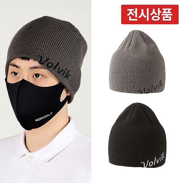  [전시상품] 볼빅 사선로고 남성 비니 겨울 골프모자
