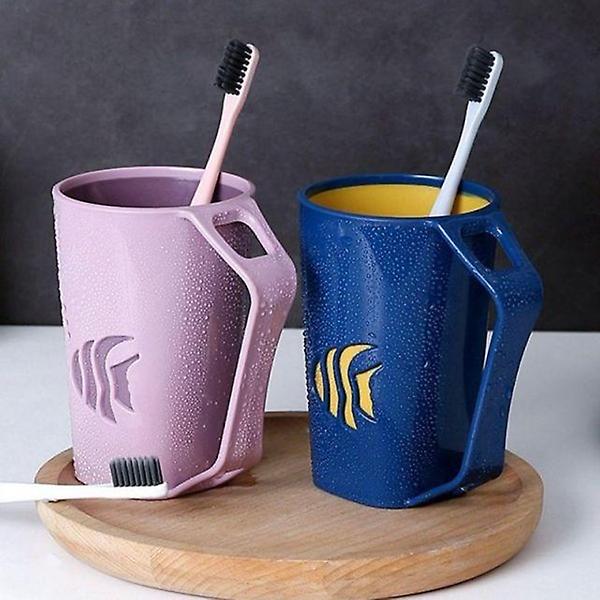  화장실 욕실 캐주얼 칫솔 꽂이 필수템 거치대 양치 컵