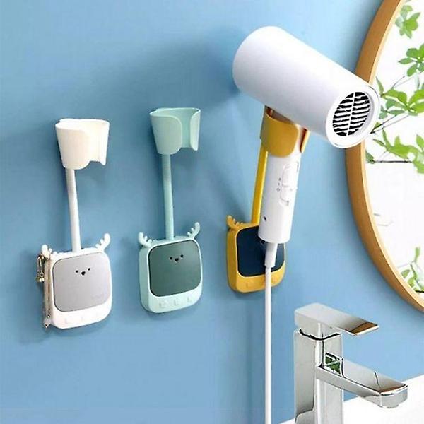  샤워기 접착식 캐주얼 홀더 360도 필수템 회전식 거치