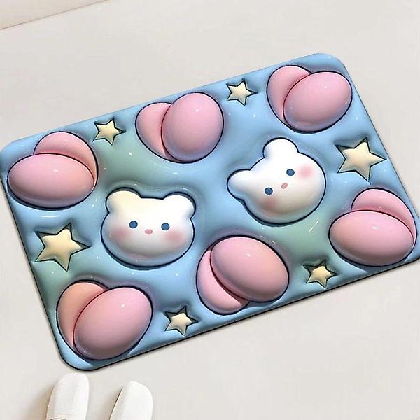  주방 욕실 3D 입체 규조토 발매트