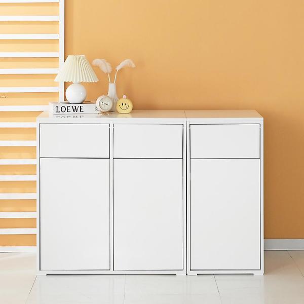  아이앤 스테른 3칸 휴지통 수납장 가정용 분리수거함 NC