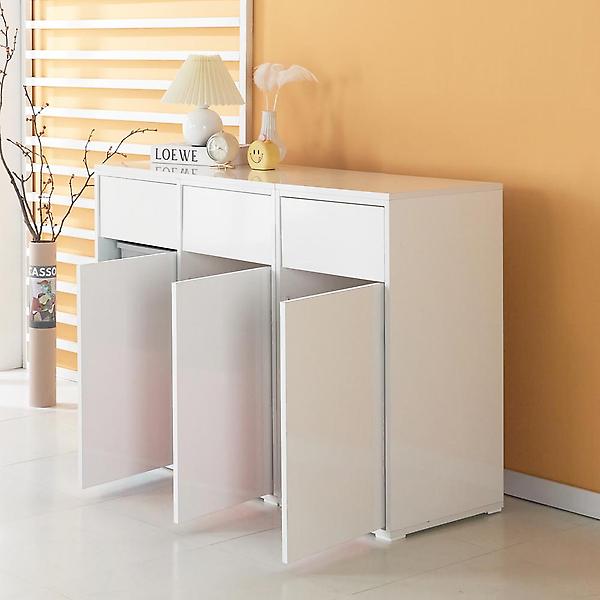  아이앤 스테른 3칸 휴지통 수납장 가정용 분리수거함 NC