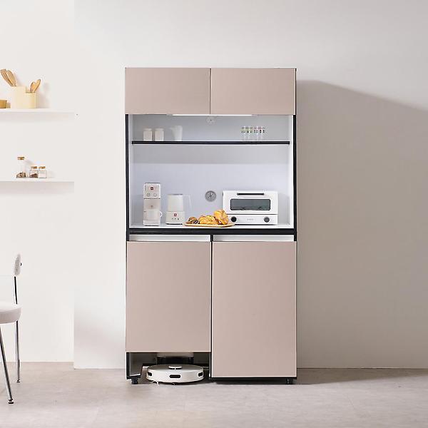  아이앤 프레아 1000 광폭 LED 로봇청소기 주방 수납장 DO