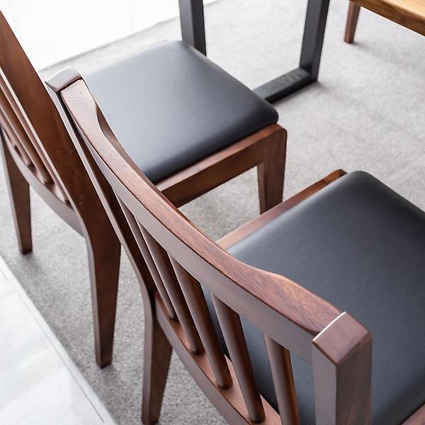  아이앤 리하트 로즈우드 장미원목 6인 식탁 세트 의자형 우드슬랩 IK