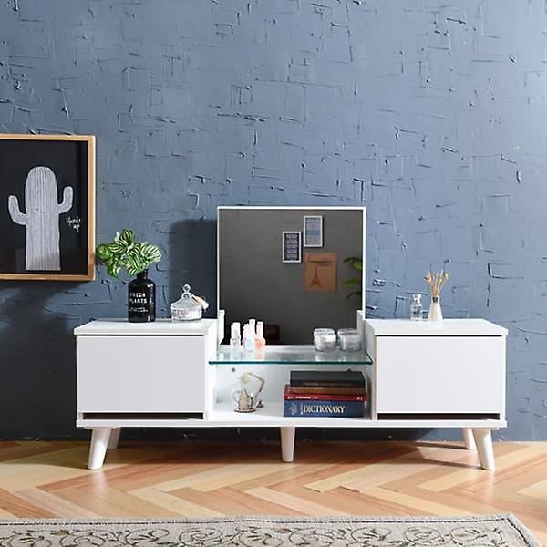  아이앤 멜리나오픈투서랍1200좌식화장대DG