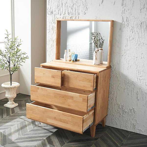  아이앤 리안엘다원목광폭3단서랍화장대WT