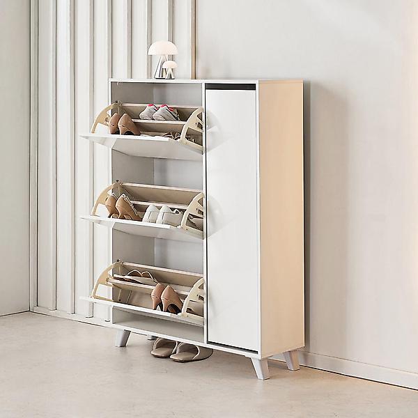  아이앤 스테른 3단 900 스윙도어 신발장 NC