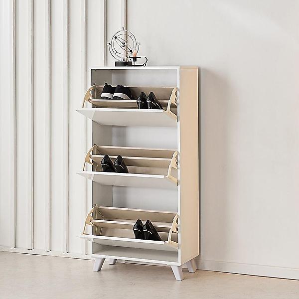  아이앤 스테른 3단 600 스윙도어 신발장 NC