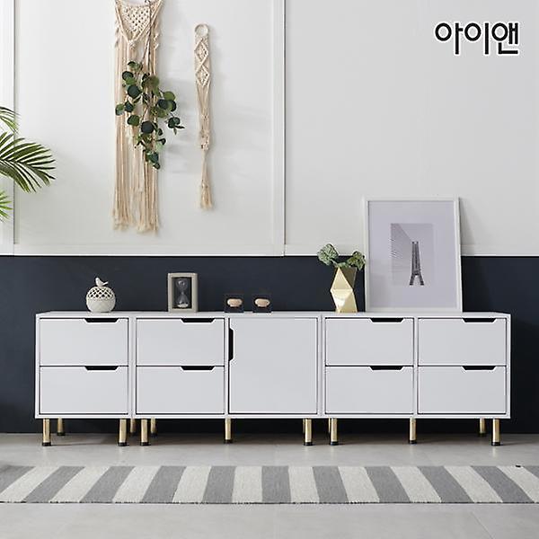  아이앤 멜리나 2단 2000 다용도 거실장 세트 DG