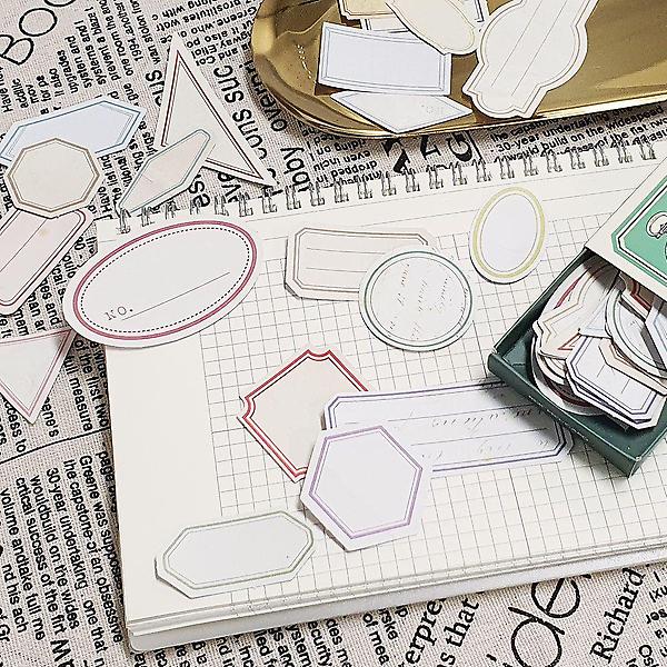  빈티지 라벨 스티커 프레임