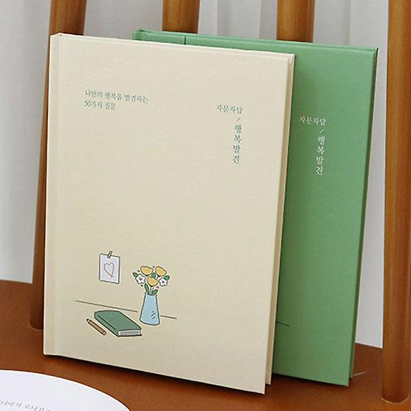  행복발견 베이지 질문 50가지 공책