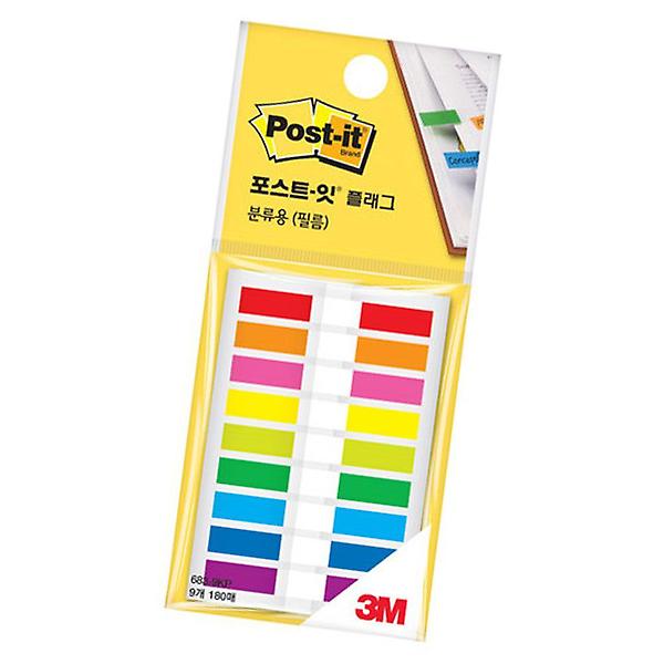  3M 포스트잇 플래그 분류용 필름 44x6mm 1p 메모 노트