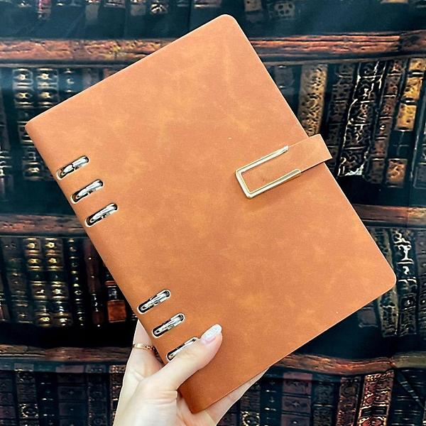  데일리 6공 A5 만년 다이어리 노트 브라운