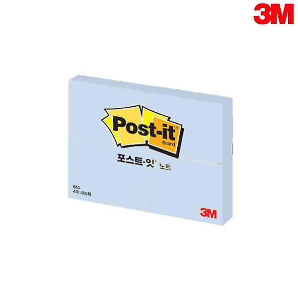  3M 포스트잇 노트 653 블루