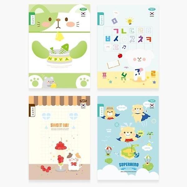  초등학생 받아쓰기 6칸 공책 깍두기 공책 10권세트