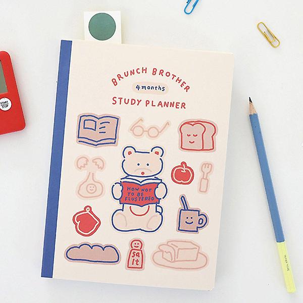  로마네 브라더 4개월 플래너 크림 브런치 스터디